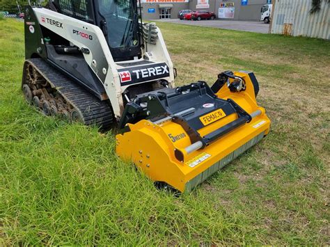 skid steer flail mulcher|skid steer mulcher.